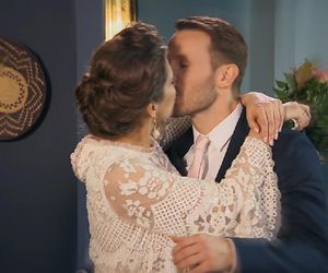 Barwy szczęścia, odcinek 3145. Regina (Kamila Kamińska), Franek (Mateusz Banasiuk)