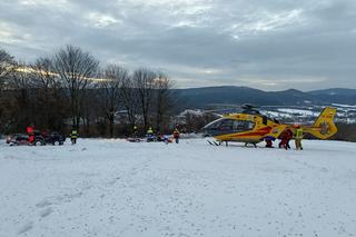 Zawadka Rymanowska. Myśliwy został postrzelony podczas polowania [GALERIA]	