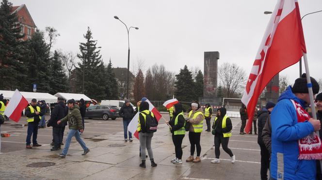Protest rolników w Olsztynie, 20 lutego 