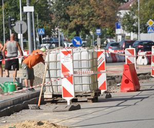 Roboty na Alei IX Wieków Kielc. Są utrudnienia