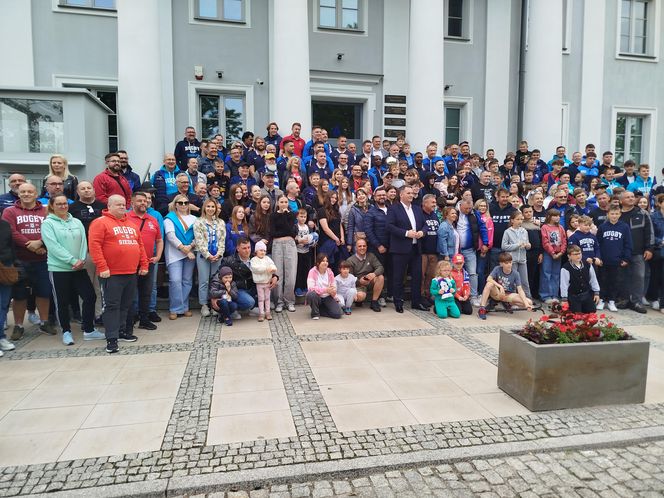 Społeczność sportowców i kibiców rugby z Siedlec uczciła największy z dotychczasowych sukcesów w historii klubu