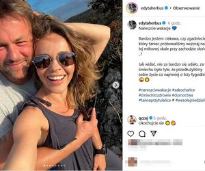 Edyta Herbuś z ukochanym na wakacjach