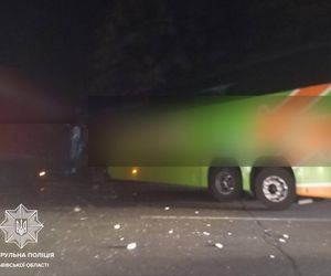 Tragiczny wypadek autobusu linii Warszawa - Odessa na obwodnicy Lwowa