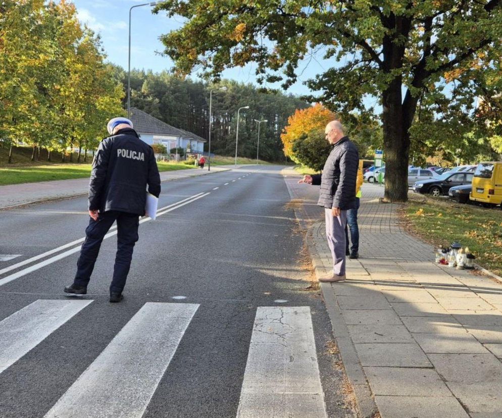 Miejsce tragicznego wypadku w wyniku, którego zmarła 14-latka