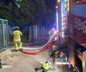 Na szczęście w pożarze hali w Kałuszynie nikt nie zginął