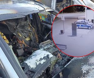Radiowozy poszły z dymem. 14-latek podłożył ogień i trafił w ręce policji