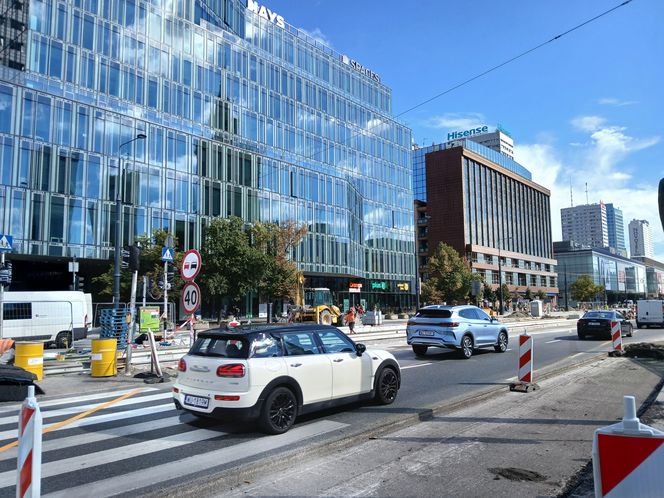 Przebudowa torowiska tramwajowego na ul. Marszałkowskiej w Warszawie