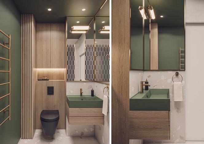 Klasyczna elegancja – łazienka w wersji pierwszej