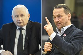  Kaczyński uderza w rząd Tuska. Sikorski: Boże, jakie to wredne i głupie