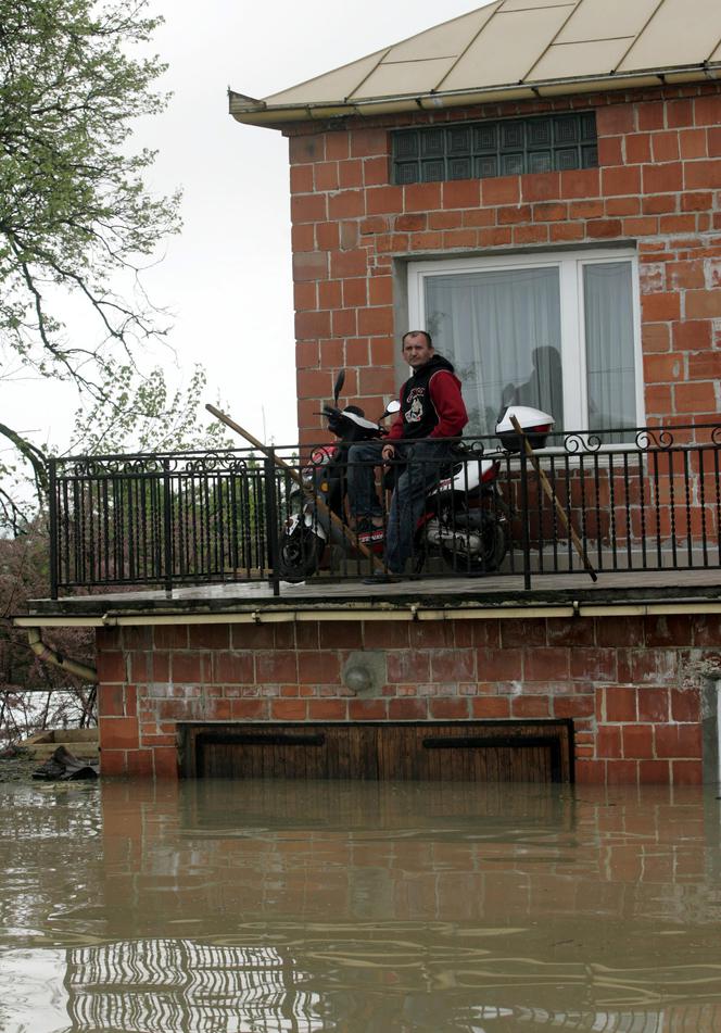 	Powódź, podkarpacie - powiat tarnobrzeski, Sokolniki, Trześń