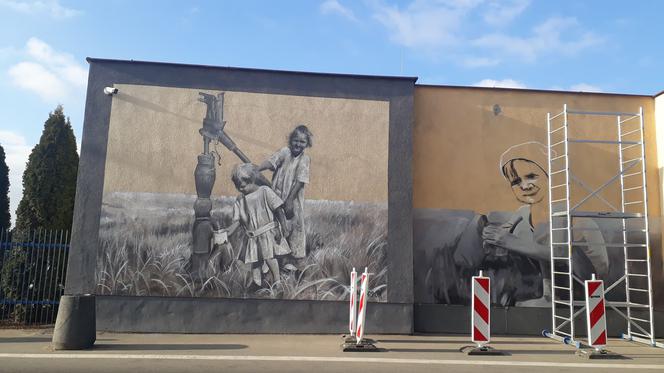 Nowy mural przy siedzibie MPKWiK w Rzeszowie