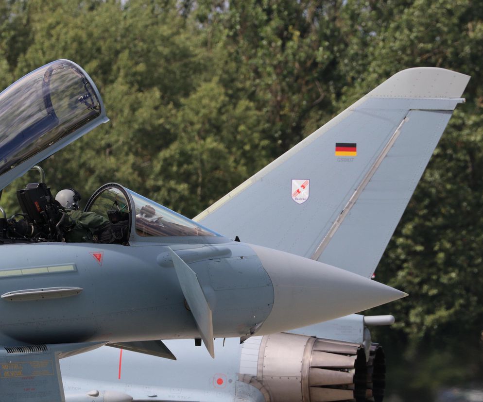Niemieckie Eurofighter Typhoon w Polsce