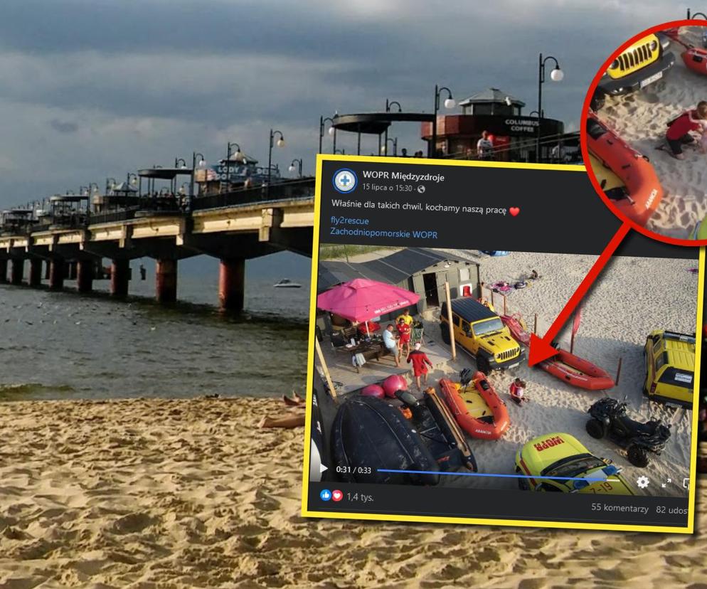 Poszukiwali zaginionego dziecka na plaży. Na widok córeczki ojciec padł na kolana