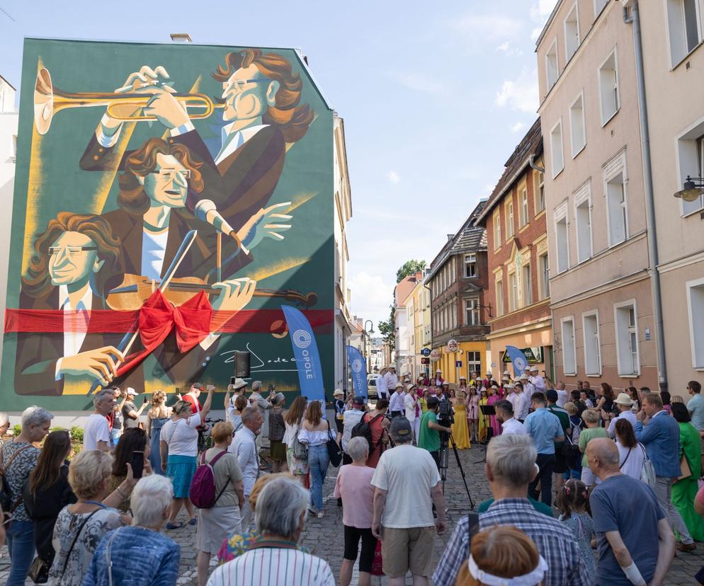 Trasa Muzycznych Murali w Opolu – uroczystość odsłonięcia wizerunku Zbigniewa Wodeckiego