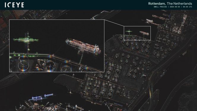 Port w Rotterdamie  - zbliżenie w Dwell Precise