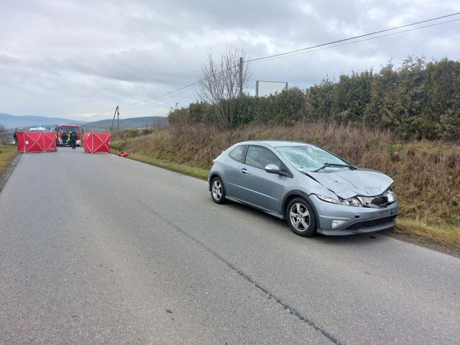 Wypadek w Bieździadce koło Jasła