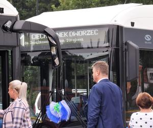 Otwarcie dworca autobusowego w Ciechocinku