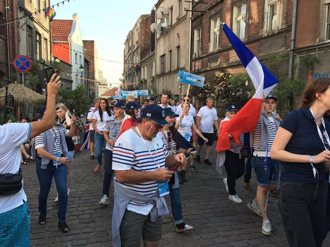 Parada z okazji otwarcia Balonowych Mistrzostw Świata Juniorów w Grudziądzu