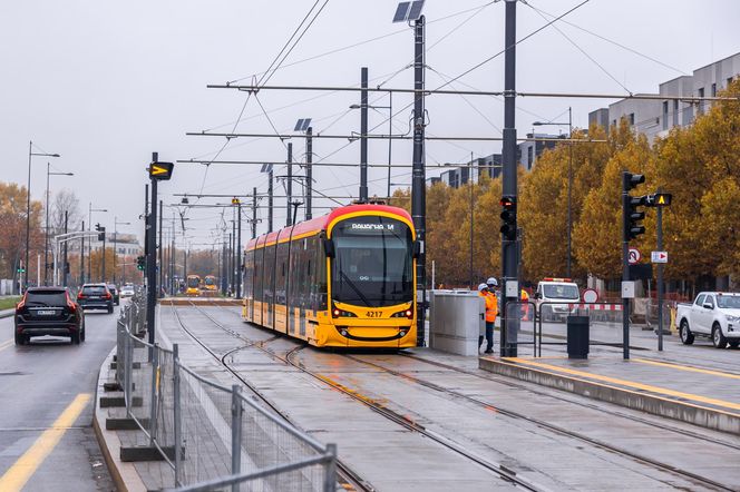 Tramwaj do Wilanowa w Warszawie