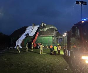 Trąba powietrzna w Łódzkiem. Zniszczenia w gminie Poświętne