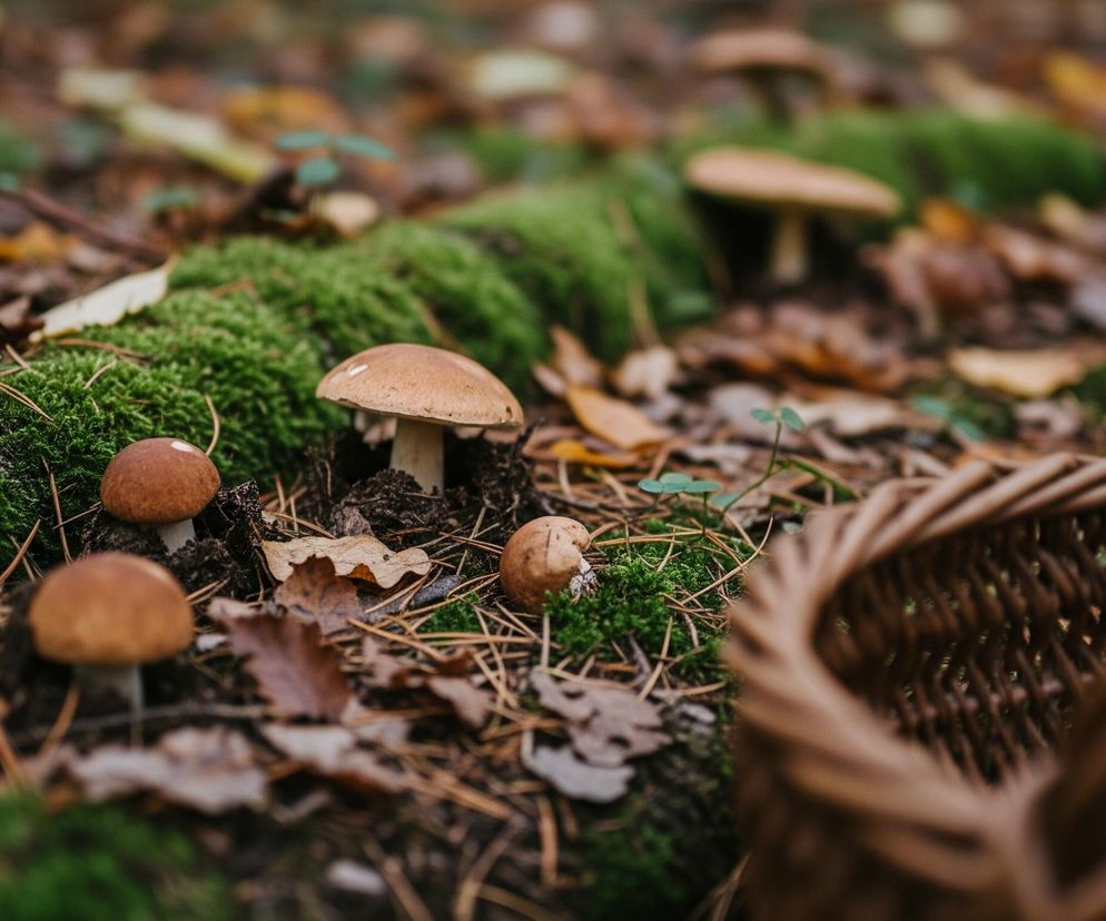Późne grzybobranie w Świętokrzyskiem. Czy znasz listopadowe królowe lasów?