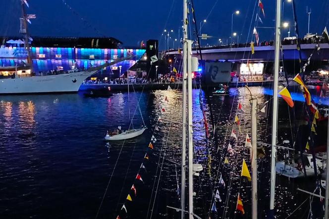 Nocne oblicze finału The Tall Ships Races 2024 w Szczecinie