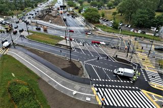 Skrzyżowanie ul. Jana III Sobieskiego z al. Witosa