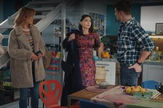 	M jak miłość odc. 1796. Iza (Adriana Kalska), Marcin (Mikołaj Roznerski), Kama (Michalina Sosna)