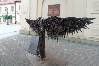  Akcja Skrzydła dla Filipa. Rzeźba ze złomu pojawiła w centrum Rzeszowa