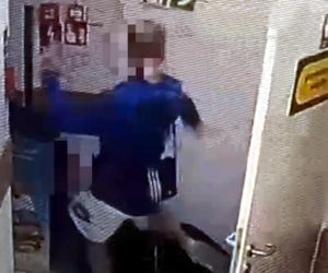 16-latek skatował ochroniarza za butelkę alkoholu! Szokujące nagranie