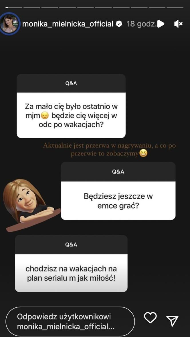 M jak miłość. Monika Mielnicka odpowiada na pytania o Lilkę