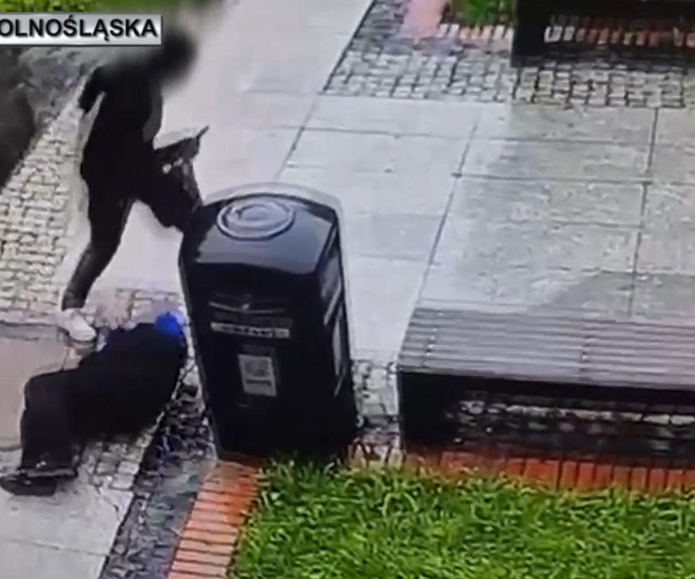 Bezczelna kradzież w biały dzień. 83-letnia kobieta przewrócona na chodnik