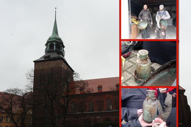 Wieża kościoła w Białogardzie skrywała tajemnicę sprzed lat. Co było w kapsule czasu? 