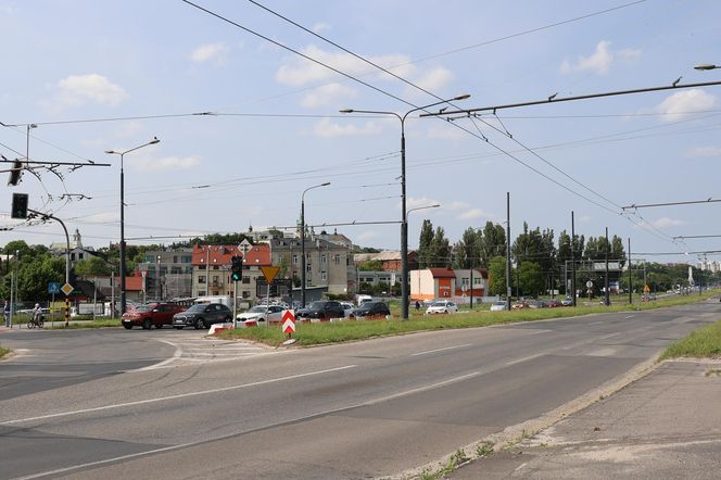 Tak wygląda al. Unii Lubelskiej w Lublinie przed przebudową (pierwsza połowa czerwca 2025)