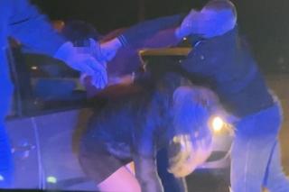 Sylwestrowa jatka na moście Śląsko-Dąbrowskim. Pobili kierowcę, bo wjechał w auto, którym podróżowali