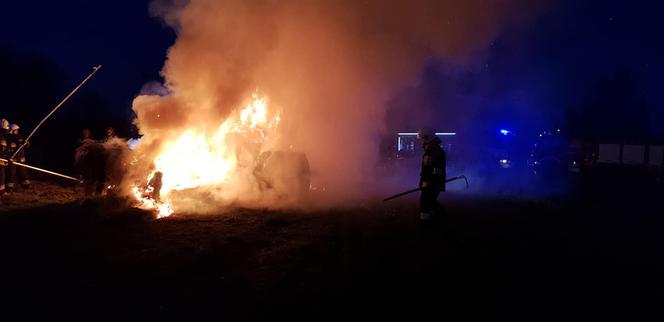 Strażacy z OSP Łobudzice walczyli z dwoma pożarami