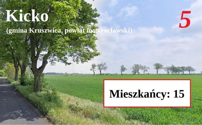 Te wsie Kujawsko-Pomorskiego liczą najmniej mieszkańców