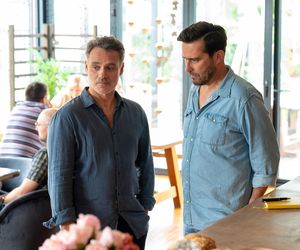 Barwy szczęścia odc. 3125. Lekarz Karol Czubak (Jan Wieczorkowski), Damian (Michał Lesień-Głowacki)