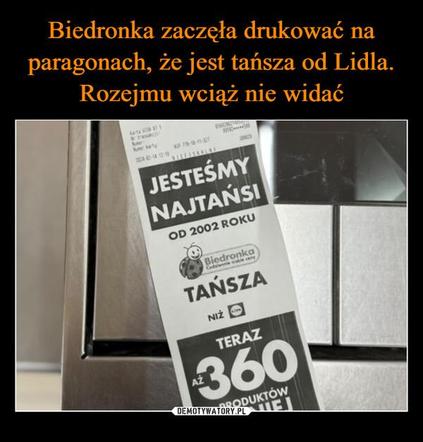 Zacięta walka Biedronki i Lidla trwa. Memy o dyskontach zalały internet. Pękniesz ze śmiechu!