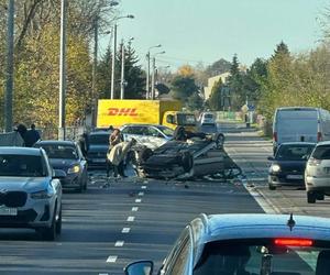 Groźny wypadek w Częstochowie. Jedna osoba trafiła do szpitala