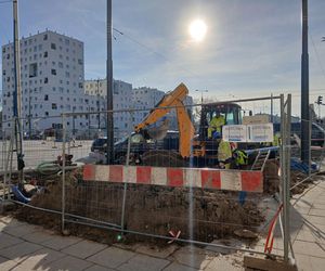 Budowa tramwaju do Dworca Zachodniego w listopadzie 2025 r.