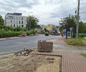 Drogowe remonty w Starachowicach. Fragment ulicy Piłsudskiego otwarty dla kierowców