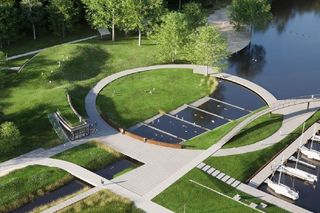 Wizualizacje nowego miejsca rekreacji nad jeziorem Guzianka Duża