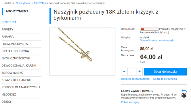 To ojciec Rydzyk sprzedaje w swoim sklepie. Są gry biblijne, komórki, a nawet pamiątki z Peru