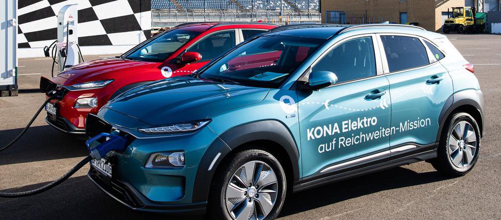 Hyundai Kona Electric pokonał ponad 1000 km na jednym ładowaniu