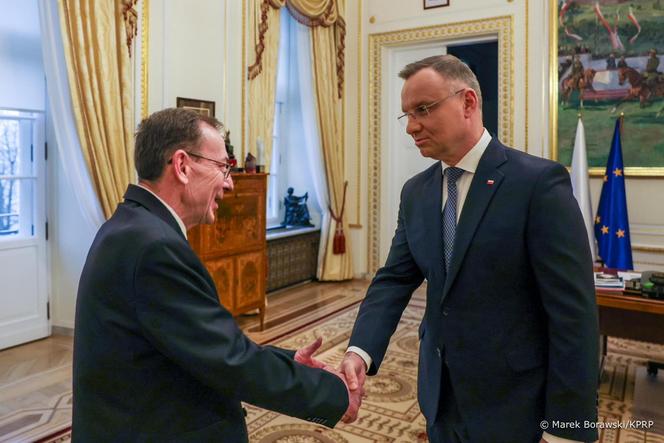 Maciej Wąsik i Mariusz Kamiński w Pałacu Prezydenckim