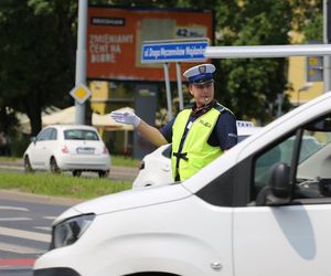 Policjanci sprawdzali swoje umiejętności na najbardziej ruchliwym skrzyżowaniu w Lublinie