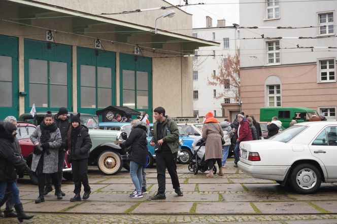 Katarzynki 2024 - wystawa tramwajów przy historycznej zajezdni przy ulicy Madalińskiego