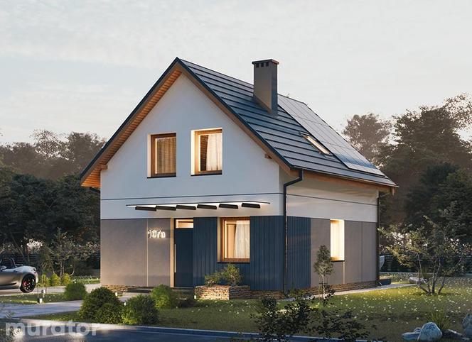 Przytulny dom dla 5-osobowej rodziny. Osiągalny - projekt z kolekcji Muratora