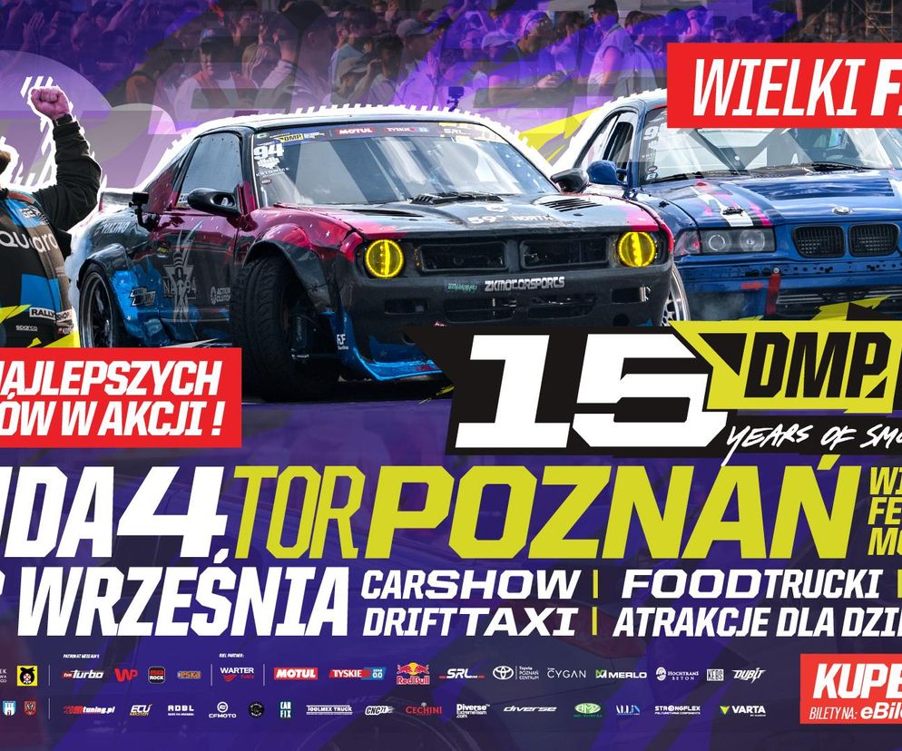 Driftingowe Mistrzostwa Polski – wielki finał w Poznaniu!